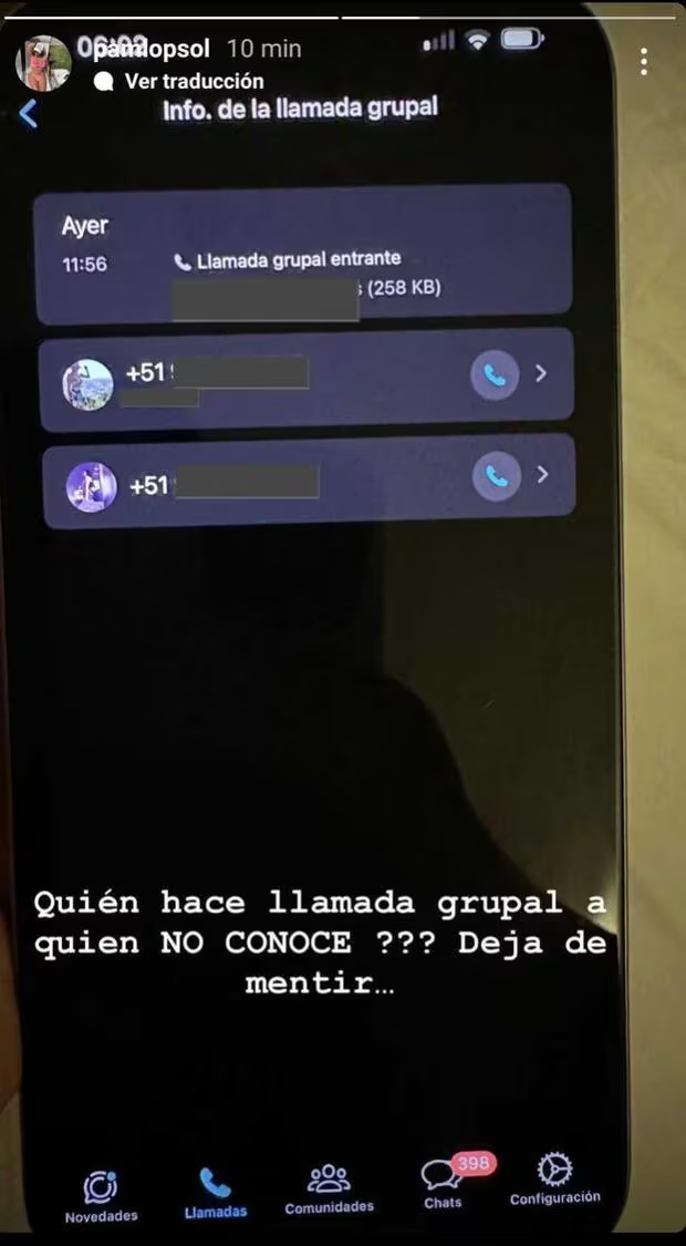 Esposa De Christian Cueva Muestra Chat De Supuesta Infidelidad Con