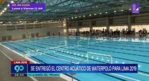 Se entregó el centro acuático de waterpolo para Lima 2019