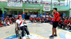 Medio millar de niños del Colegio La Cantuta de San Luis recibieron información de Lima 2019