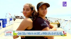 Diana Tudela y María Pía Van Oordt, la primera dupla de 49 FX del Perú