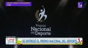 Lima 2019: Se entregó el premio nacional del deporte