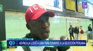 Luis Advíncula llegó a Lima para sumarse a la Selección Peruana