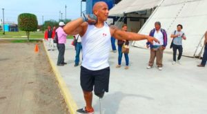 Carlos Felipa, el hombre de acero que participará en los Juegos Parapanamericanos