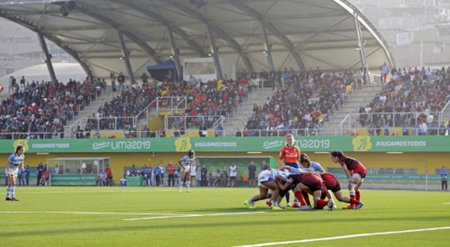 Lima 2019: exhibición de rugby en Villa María del Triunfo