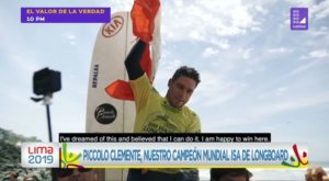 Piccolo Clemente, nuestro campeón mundial ISA de longboard