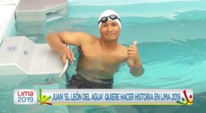 Juan, ‘el león del agua’, quiere hacer historia en Lima 2019