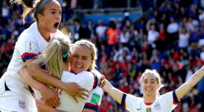 Mundial Femenino: Estados Unidos goleó por 3-0 a Chile