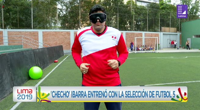 El Checho Ibarra entrenó con la selección de fútbol 5