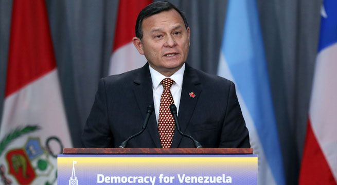Canciller peruano llamó a países aliados de Venezuela a Lima para discutir crisis