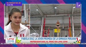 Fabiola Díaz, la joven promesa de la gimnasia peruana