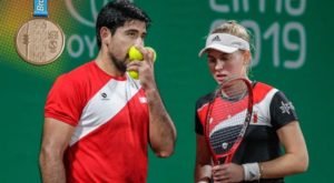 Lima 2019: Perú obtiene nueva medalla de bronce en dobles mixto de tenis