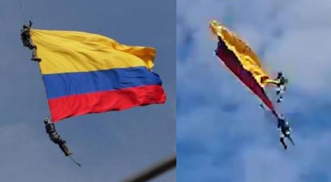 Soldados colombianos mueren al caer de un helicóptero [Video]