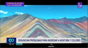 Cusco: Comuneros Impiden a turistas ingresar a la montaña 7 Colores