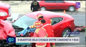 Ocho personas mueren tras accidentes vehiculares en Arequipa y Chimbote