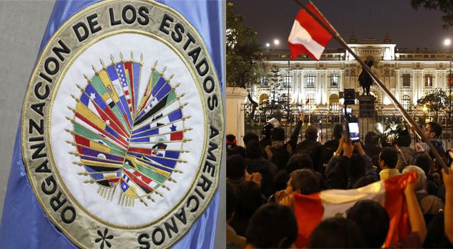 La OEA se pronunció oficialmente acerca de la crisis política en el Perú