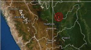 Sismo de magnitud 3.9 se reportó anoche en Ucayali