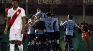 Uruguay venció 1-0 a Perú en partido amistoso disputado en el Estadio Centenario