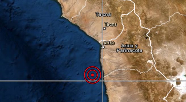 Sismo de magnitud 4.0 se produjo en Tacna esta madrugada