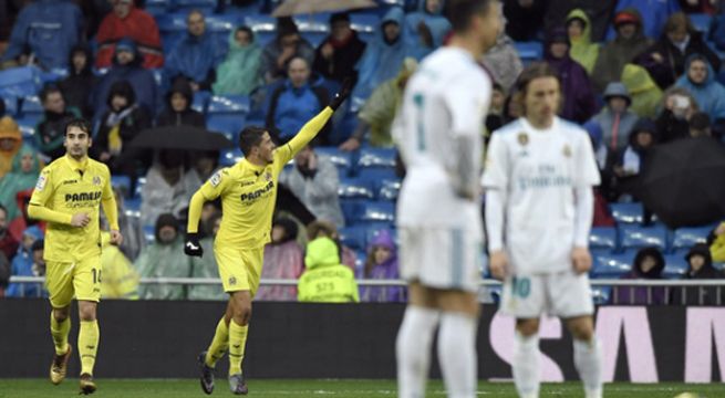 Real Madrid perdió 1-0 con Villarreal en el Bernabéu