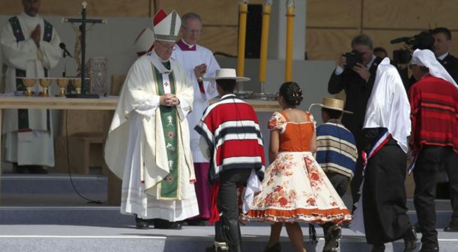 Papa Francisco celebró multitudinaria misa en el Parque O’Higgins de Santiago de Chile