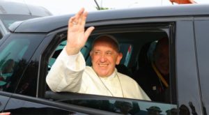 Papa Francisco recibió las llaves de la ciudad de Lima