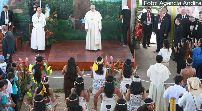 Francisco en Puerto Maldonado: niños de albergue recibieron al papa con cánticos