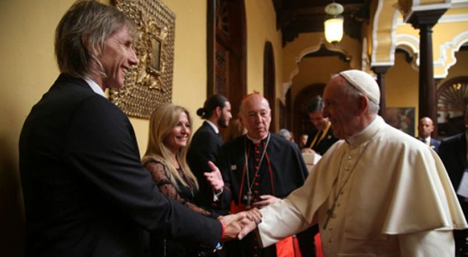 Papa Francisco dio la bendición a Ricardo Gareca