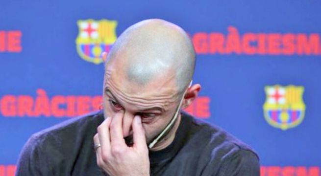 Javier Mascherano se despidió del Barcelona con emotivas palabras