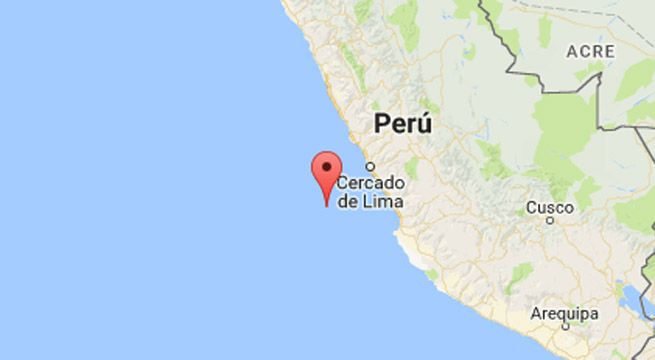 Temblor de regular intensidad remeció Callao y Lima