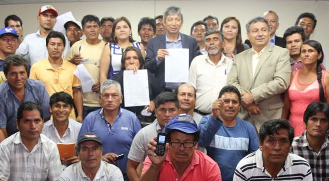 Paro agrario: Minagri firmó acta con productores de papa de Huánuco