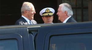 Presidente Kuczynski se reúne con secretario de Estado de EE. UU.