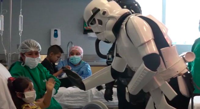 Únete a la Fuerza: Niños con cáncer reciben donación de sangre de personajes de Star Wars