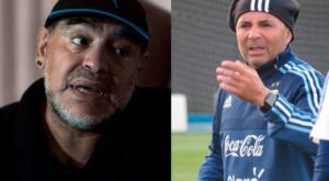 Diego Maradona arremetió contra Jorge Sampaoli previo a Rusia 2018