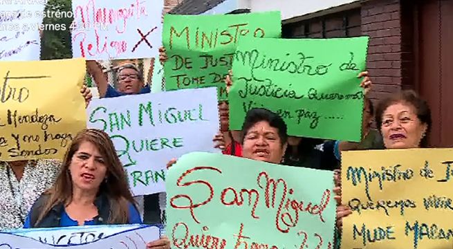 Vecinos de San Miguel exigen reubicación inmediata de ‘Maranguita’