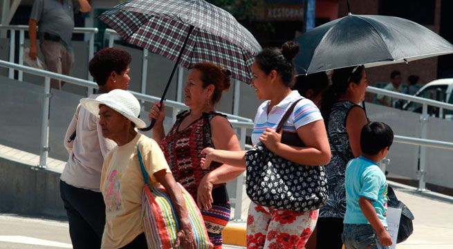 Senamhi: Calor extremo en Lima llegará a 31 grados y durará todo marzo