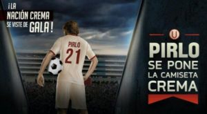 Universitario: Andrea Pirlo jugará con la camiseta crema en marzo