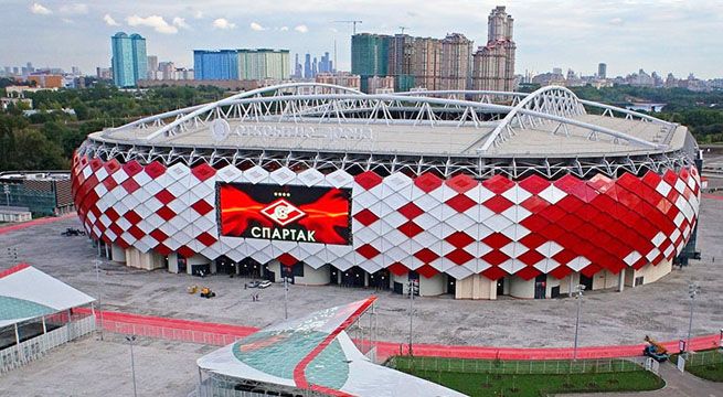 El Otkrytie Arena de Moscú, escenario de cinco partidos de Rusia 2018