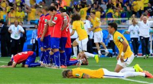 Momento mundial: El dramático Brasil vs. Chile en el 2014