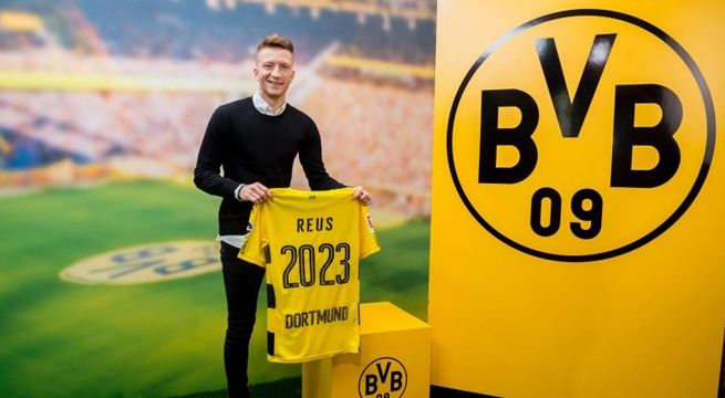 Marco Reus renovó su contrato con el Borussia Dortmund hasta 2023