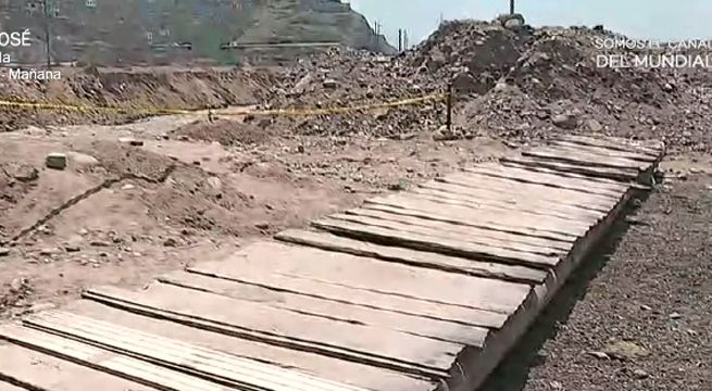 Comas: puente provisional cede tras crecida del río Chillón