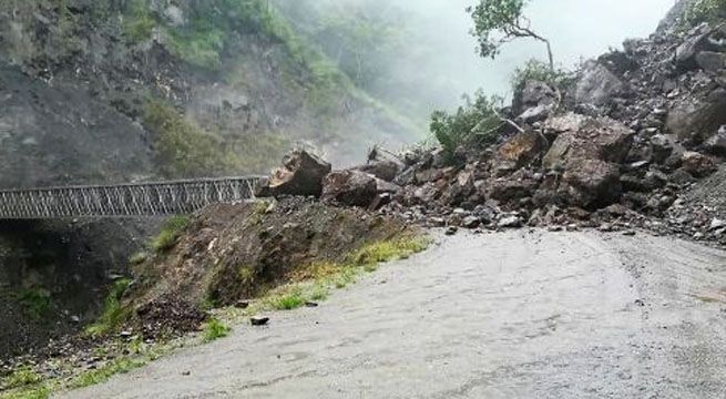 Machu Picchu: nuevo derrumbe bloquea tránsito en vía alterna