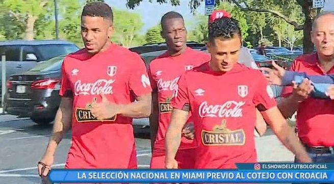 Lo mejor de la llegada de la selección peruana a Miami para el cotejo contra Croacia