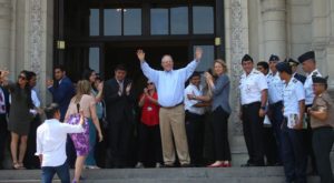 Pedro Pablo Kuczynski se despidió de trabajadores de Palacio de Gobierno