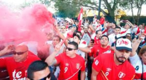 Perú vs. Croacia: banderazo de la hinchada previo al primer amistoso en Miami