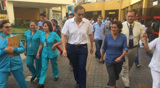 Presidente Vizcarra tomó conocimiento de necesidades de Hospital del Niño