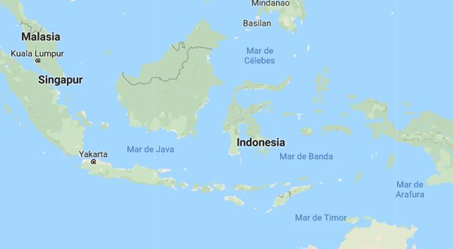 Sismo de 6,4 grados de magnitud remece las costas de Indonesia