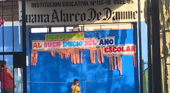 Niña de 4 años pierde parte de su dedo en colegio de San Juan de Lurigancho