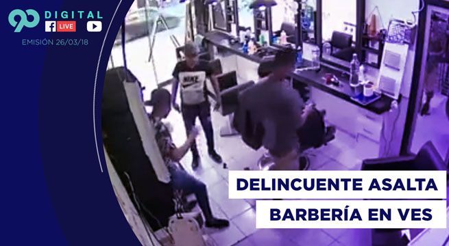 90 Digital: delincuente es golpeado tras frustrado asalto a barbería en VES