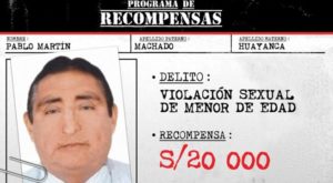 Ministerio del Interior incluye en Programa de Recompensas a presunto violador de menor de 3 años