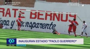 Inauguran estadio “Paolo Guerrero”